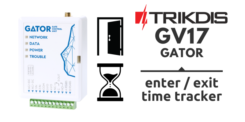 Trikdis GV17 - GATOR smart 4G GSM / IP gate controller 4