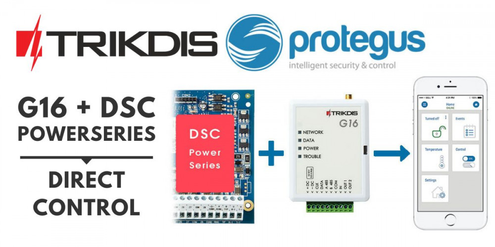 G16 – Direct Control for DSC PowerSeries Alarm Control Panels