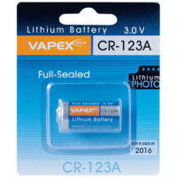 CR123A lithium battery 3 V (1300 mAh)