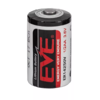 1/2AA lithium battery 3.6 V (ER14250)