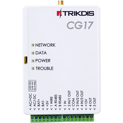 Trikdis CG17 2G GSM compact security control panel