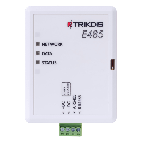 Trikdis E485 Ethernet module (RS485) Trikdis E485 Ethernet module (RS485)